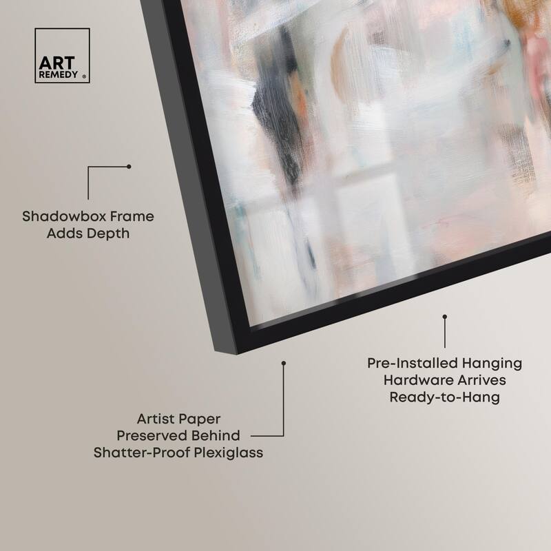 Drifting Colors II Shadowbox by Art Remedy
