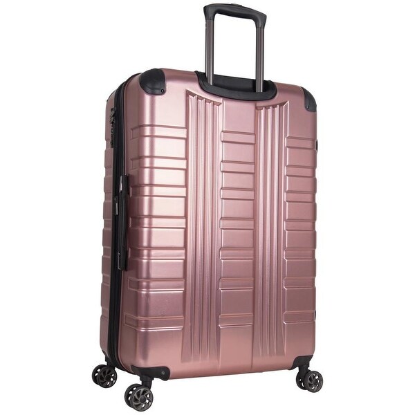 spinner checked luggage