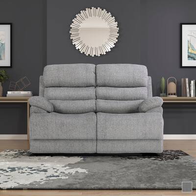 Dixon Chenille Fabric Power Reclining Loveseat