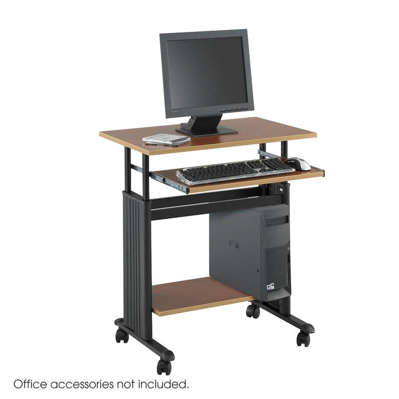 MUV 29-inch Adjustable Height Mobile Computer Workstation Desk