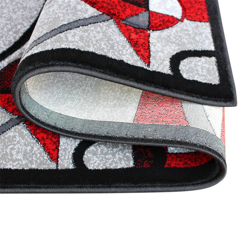 Modern Geometric Abstract Area Rug