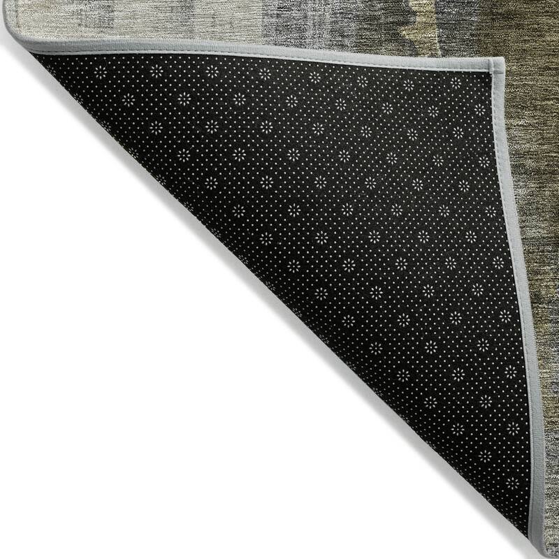 HomeRoots Abstract Transitional Rectangle Outdoor Rug