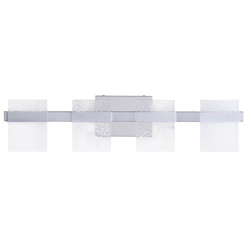 CO-Z Modern 20W LED Wall Sconce Vanity Light Fixture - Chrome