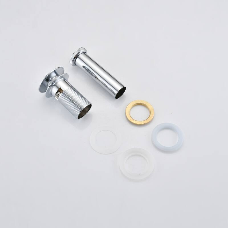 Stainless Steel Pop-Up Sink Drain with Silicone Gasket Easy Install Water Stopper for Bathroom Kitchen - 2.56" x 3.54"