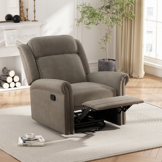 Marloo Modern Swivel Velvet Recliner Chair  by Christopher Knight Home