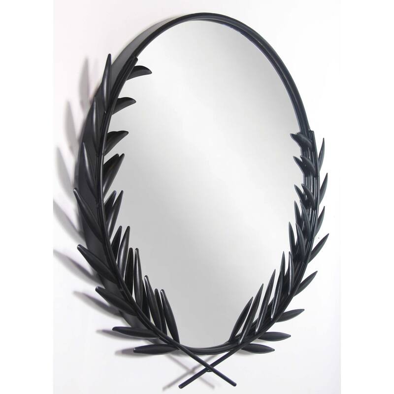 Emperor Traditional Round 22 inch Decorative Wall Mirror - 22 x 2 x 21