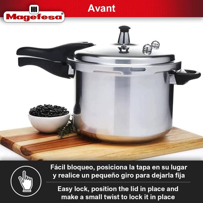 Magefesa Avant Aluminum Stovetop Pressure Cooker