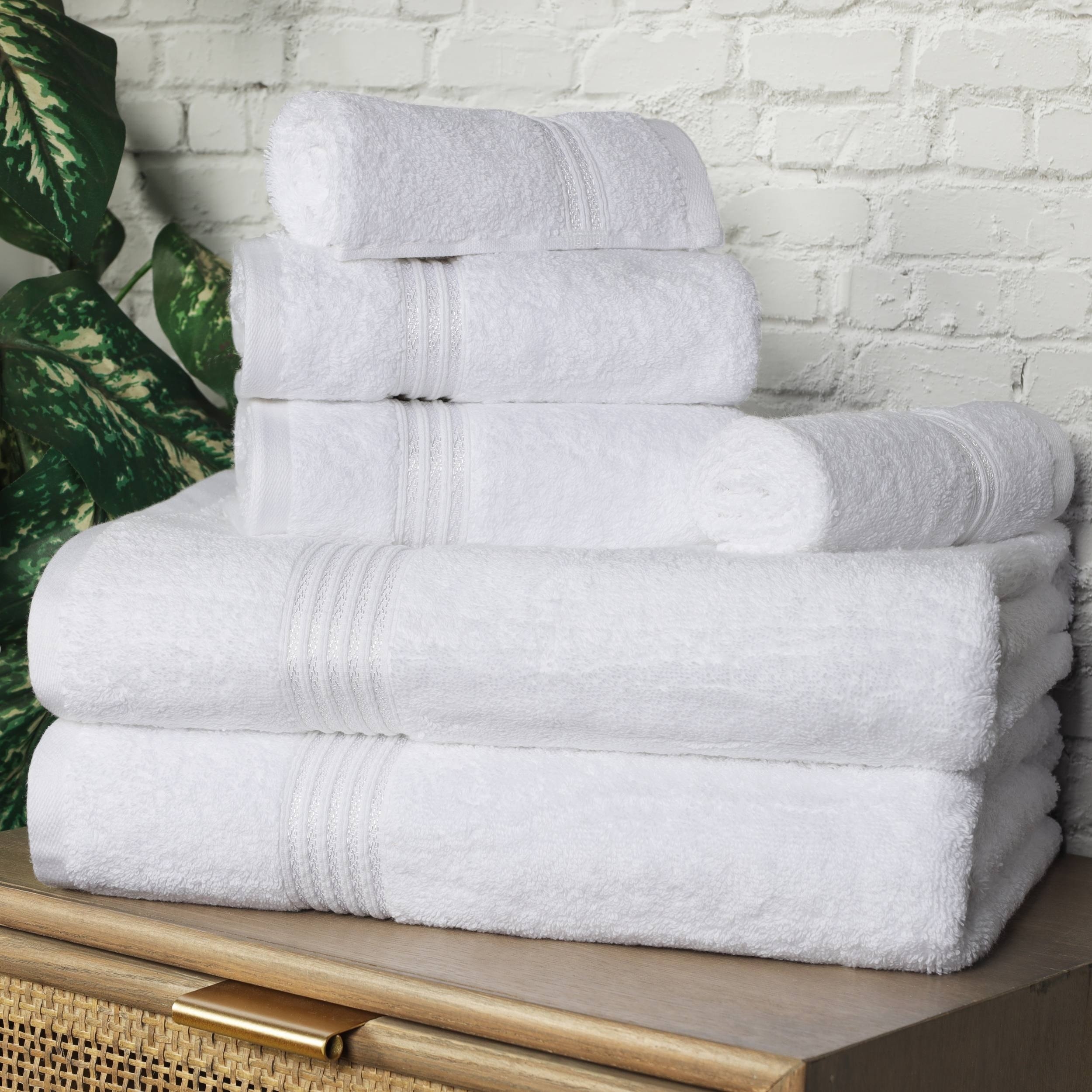 Superior Heritage Egyptian Cotton Absorbent 6-Piece Towel - Picture 66 of 70