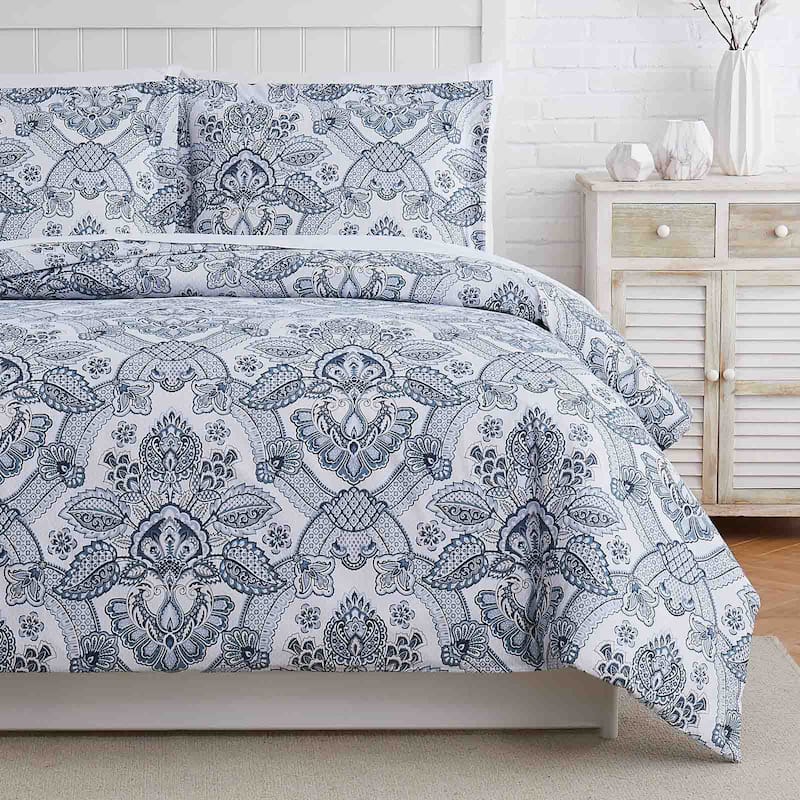 Enchantment Premium Down Alternative Comforter Set - Blue - King - Cal King