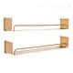preview thumbnail 25 of 40, Carson Carrington Lacktorp Modern Wall Shelf (Set of 2)