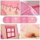 preview thumbnail 7 of 5, Play Tent for Kids Flower Castle Kids Tent Princess Castle Tent