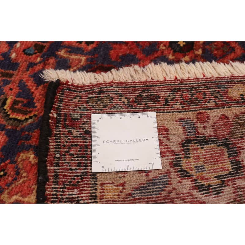 ECARPETGALLERY Hand-knotted Andelz Navy Wool Rug - 5'5 x 11'3