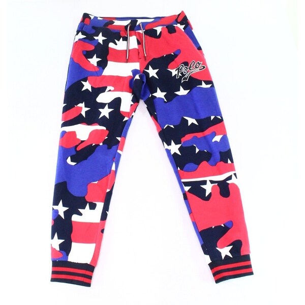ralph lauren print joggers