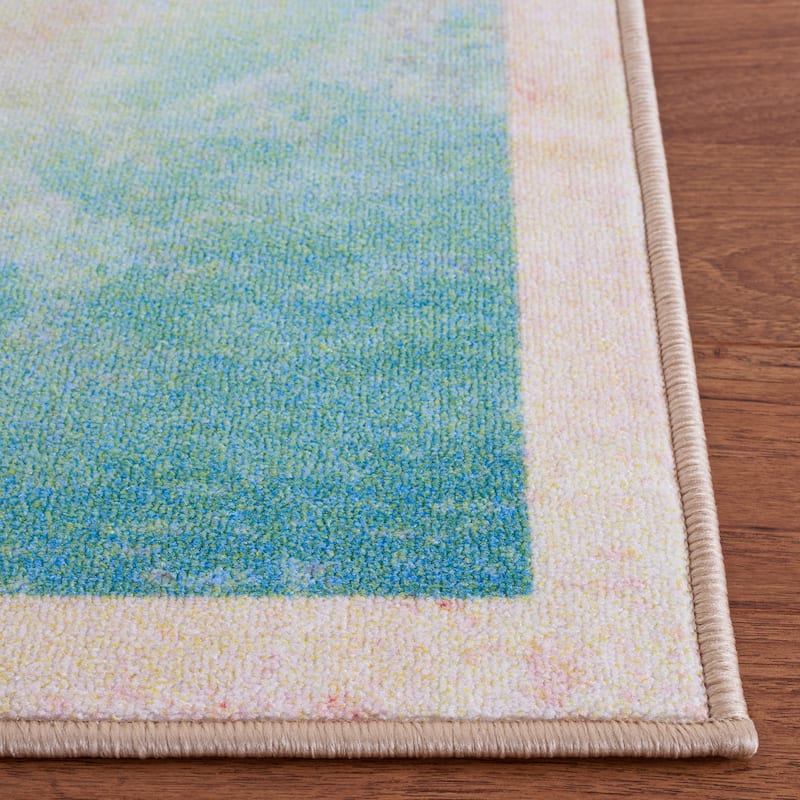 SAFAVIEH Paint Brush Machine Washable Slip Resistant Nilgun Rug