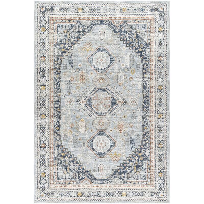 Livabliss Beckham Traditional Medallion Area Rug