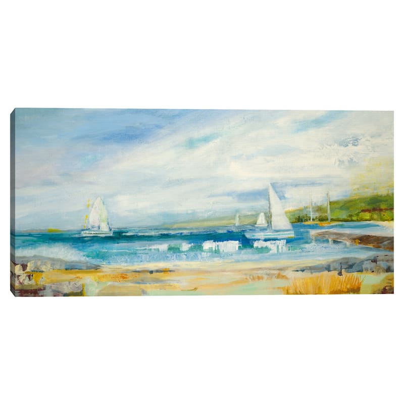 Seaside Harbor Canvas Art Print