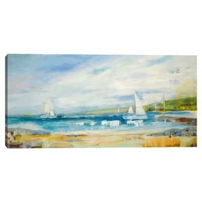 Seaside Harbor Canvas Art Print