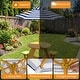 preview thumbnail 9 of 8, Gymax Kids Picnic Table w/ Stools Wooden Activity Desk Set w/ Foldable