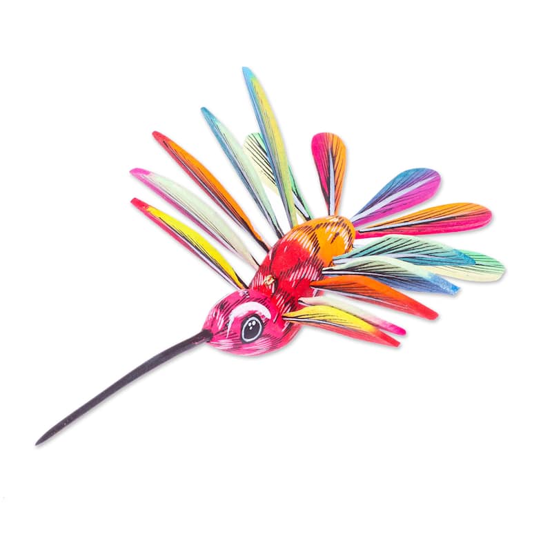 Novica Handmade Festival Plumage Wood Alebrije Ornament