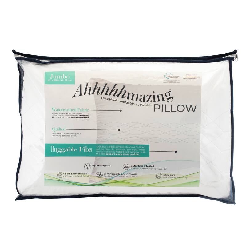 Ahhhhhmazing Cozy & Soft Down Alternative Pillow - Jumbo