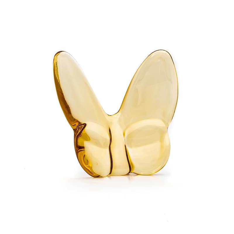 HomeRoots 3" Gold Crystal Butterfly Figurine Tabletop Sculpture