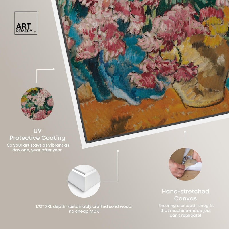 Give him Flores Canvas by Art Remedy