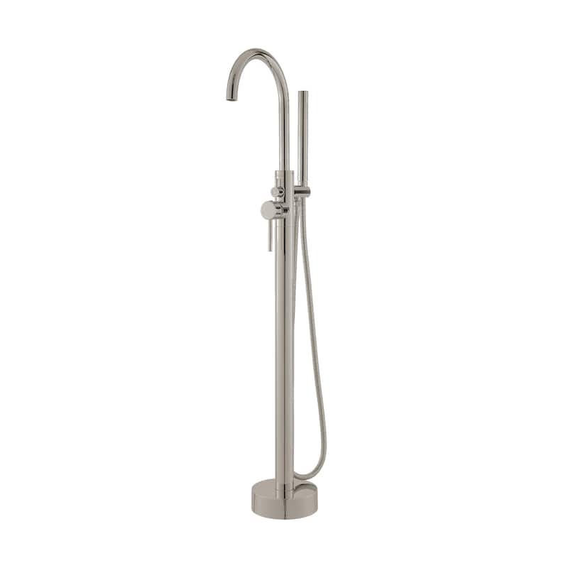 Ivy Freestanding Bathtub Faucet in Brushed Gold