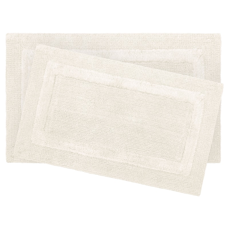 French Connection Stonewash Cotton Bath Rug