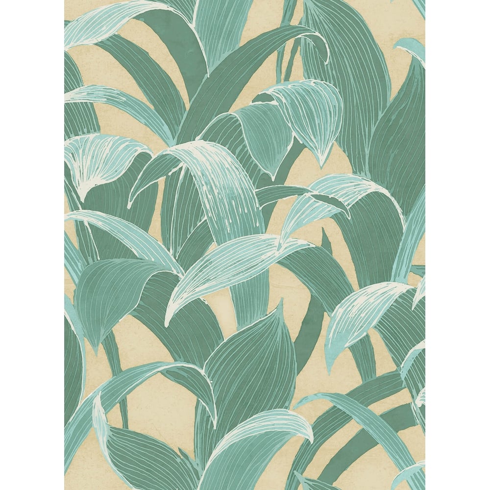 Seabrook Designs Koi Imperial Banana Groves Unpasted Wallpaper