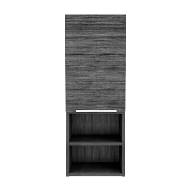 Beardsley 2-Shelf Bathroom Cabinet Light Grey