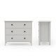 preview thumbnail 20 of 18, DH BASIC Transitional 34-inch Wide 3-Drawer Neutral Youth Dresser by Denhour