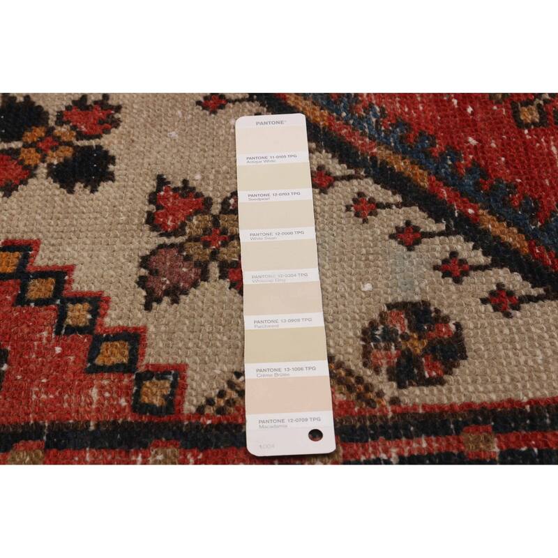 ECARPETGALLERY Hand-knotted Konya Anatolian Cream Wool Rug - 3'3 x 10'4