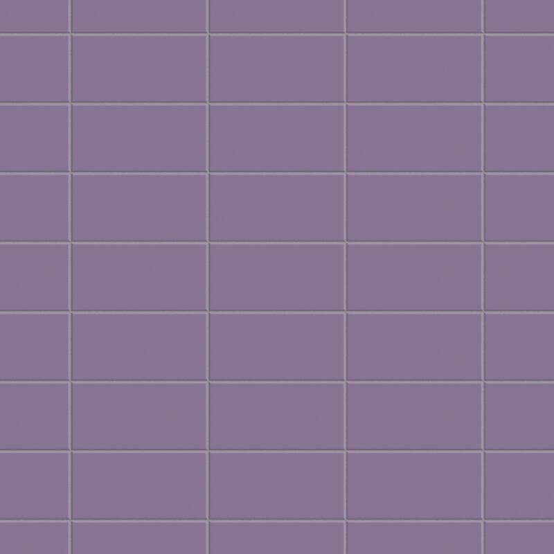Merola Tile Projectos Violet Purple 3-7/8" x 7-3/4" Ceramic Floor and Wall Tile - Case (50 Tiles)