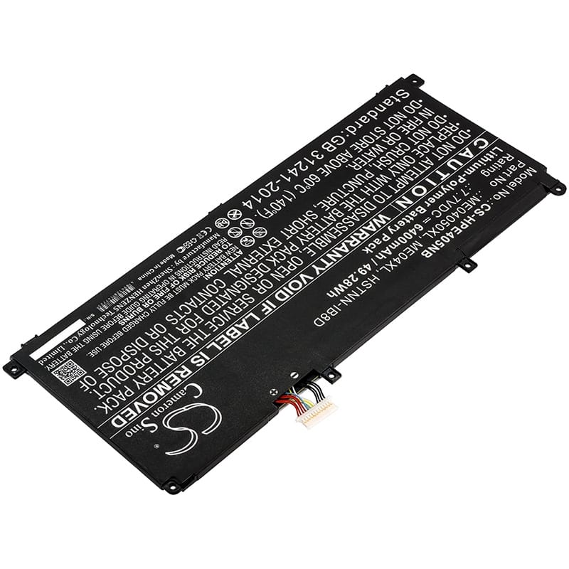 Battery for HP Elite x2 G3 937434-855 937519-171 937519-1C1 HSTNN-IB8D ME04XL - Black