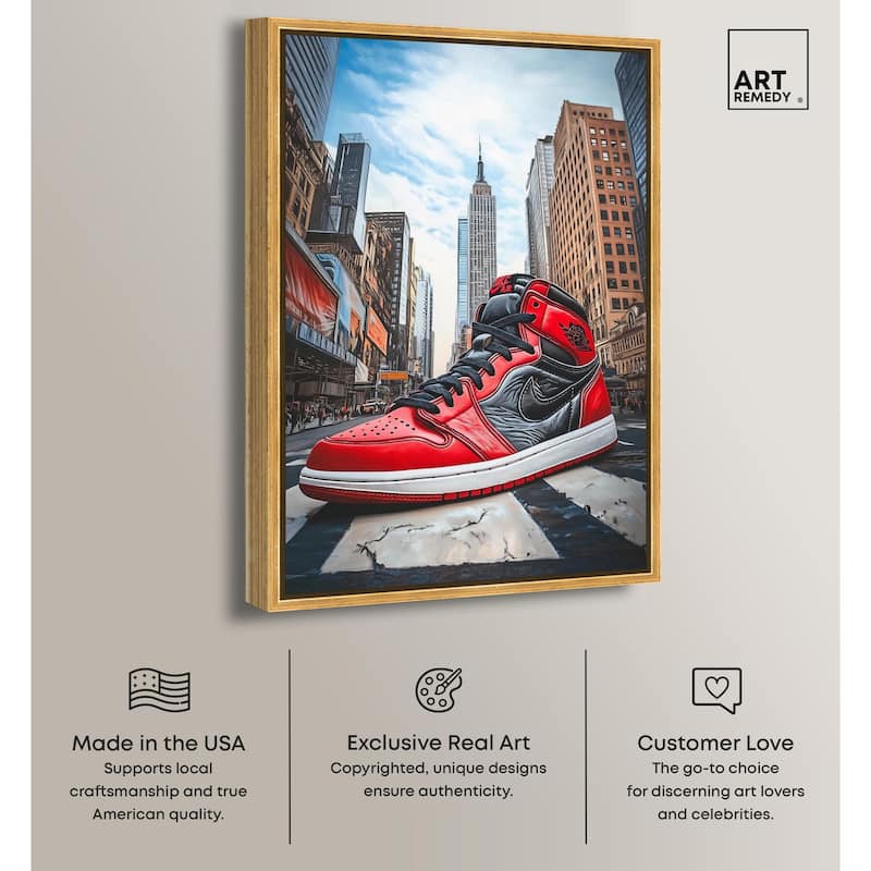 Sneaker of New York Canvas by Art Remedy