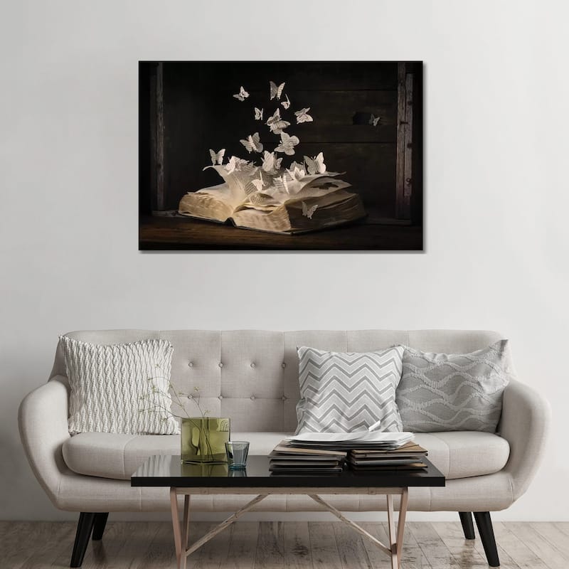 iCanvas "Lepidopterology" by Heather Bonadio Canvas Print - 32x48x1.5