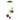 Exhart Solar Hummingbirds and Flowers Hanging Mobile with 6 Color Changing LEDs, 7 by 27.5