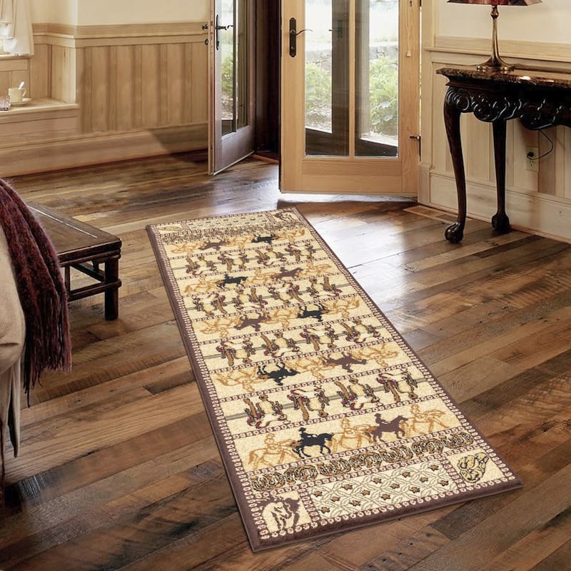 Tribes GC_YLS4009 Beige Southwest Area Rug