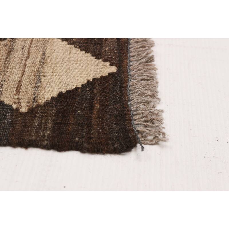 Sivas Beige, Brown Kilim 6'8" x 9'9" - 6'8 x 9'9