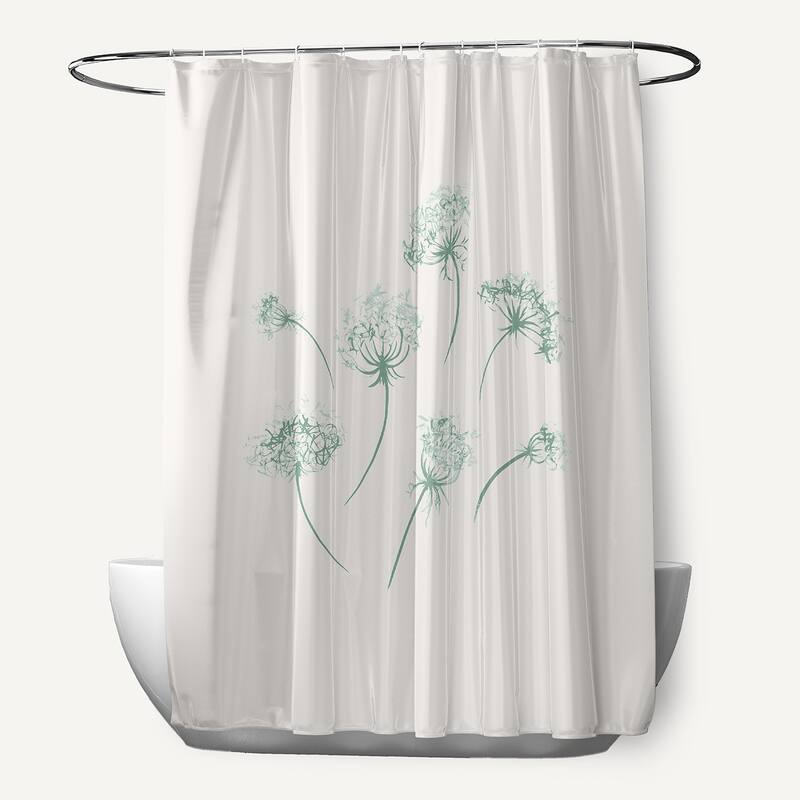 Just Dandy Shower Curtain - Green