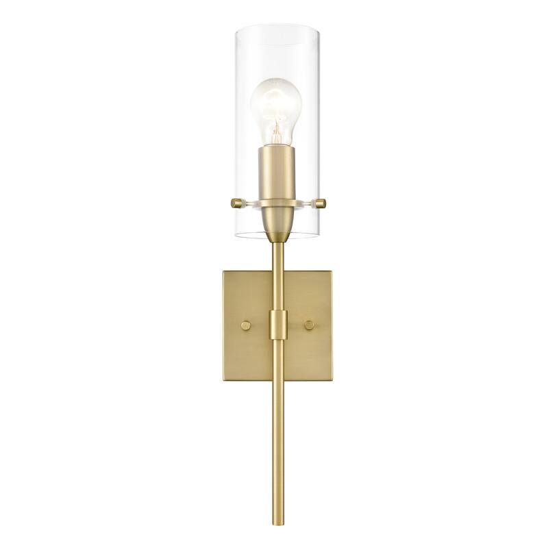 Light Society Montreal Clear Glass Wall Sconce
