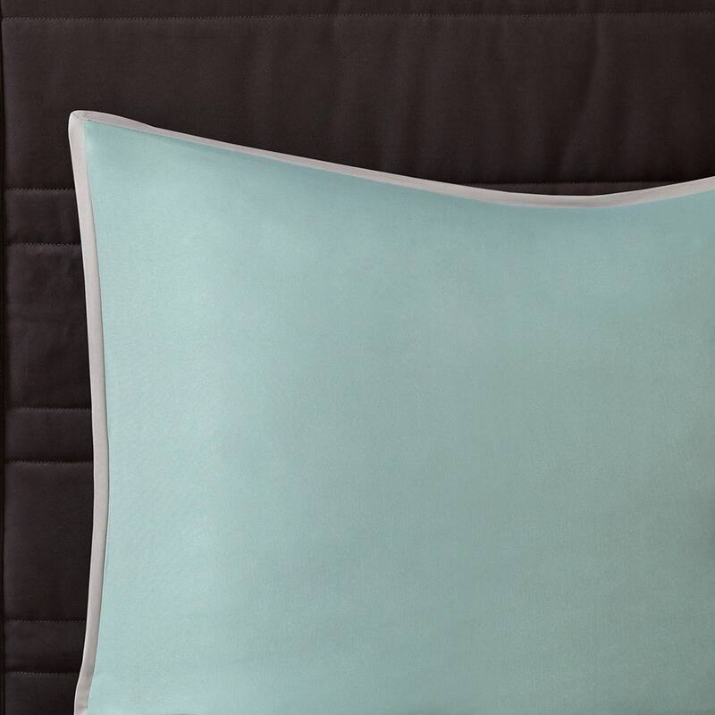 GDF Studio - Tinsley 8 Piece Pleated Microfiber Comforter Set