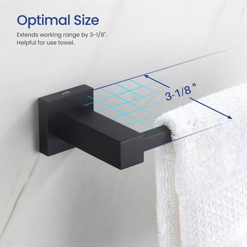 Cube Bathroom 20 inch Towel Bar - N/A