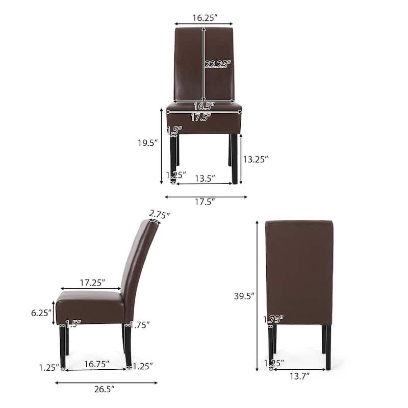 Christopher Knight Home Pollards Upholstered Dining Chairs (Set of 2)