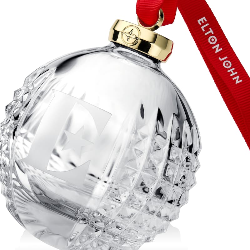 Waterford Elton John "E" Icon Bauble