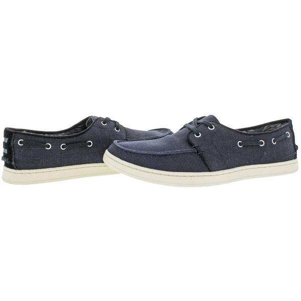 Shop Toms Mens Culver Boat Shoes Moc Toe Classic Overstock