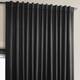 Exclusive Fabrics Faux Linen Extra Wide Room Darkening Curtain Panel