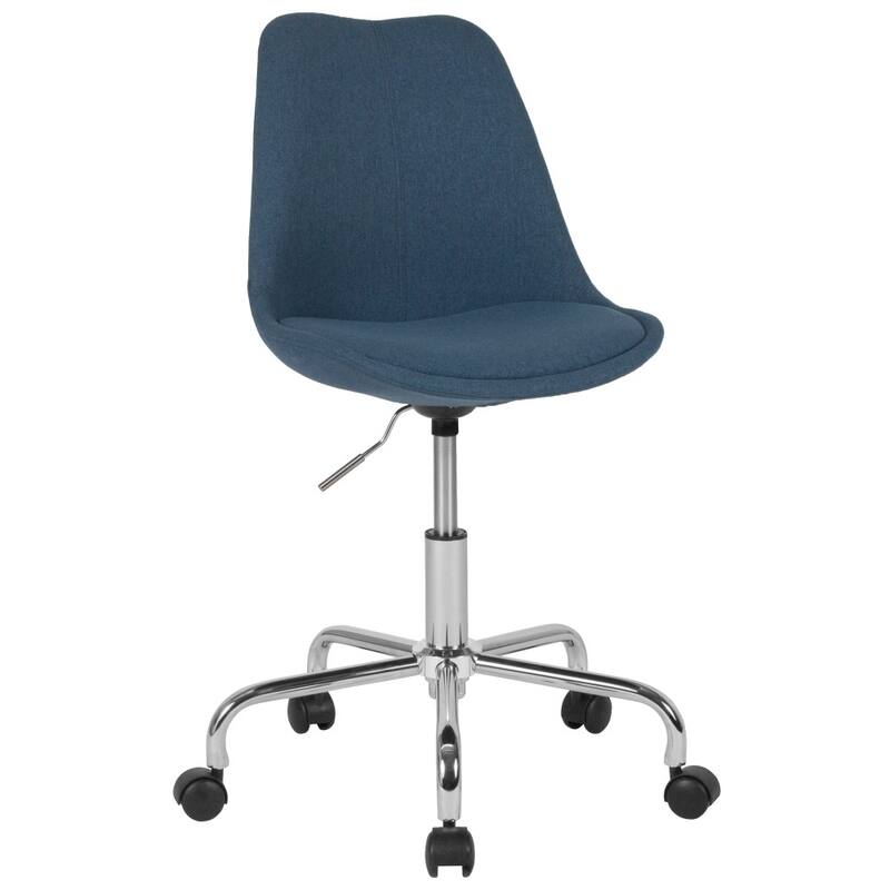 Mid-Back Fabric Task Office Chair with Pneumatic Lift