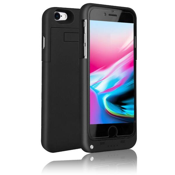 Shop Indigi Slim Iphone 8 Rechargeable Protective Juicepack Battery Case Black 3200mah Overstock 17931542