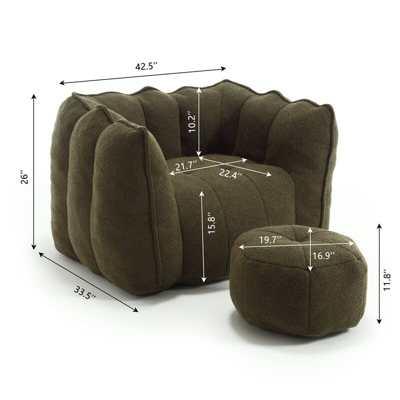 Bean Bag Chair for Adults to Gaming,Reading,and Watching TV